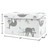 Sloth Aqua And Grey Storage Fabric Toy Box By Sweet Jojo Designs