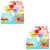 2 Set 6pcs/set Children Stacking Bath Cups Colorful Toddler Sea Animals Shape Bathtub Shower Stacked Toys