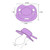 Littleforbig Bigshield Generation-ii Adult Sized Pacifier Purple