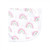 Luvable Friends Baby Girl Muslin Washcloths, Rainbow, One Size