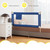 Gymax 57'' Bed Rails For Toddlers Vertical Lifting Baby Bed Rail Guard With Lock Blue