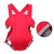 8pcs Adjustable Baby Carrier Newborn Infant Swaddle Sling Baby Backpack Wrap Sling 2-16 Months Red