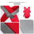 8pcs Adjustable Baby Carrier Newborn Infant Swaddle Sling Baby Backpack Wrap Sling 2-16 Months Red