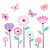Bedtime Originals Magic Garden Floral Wall Decals