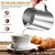 Milk Jug, 350ml+600ml Handheld Stainless Steel Frothing Jug, Coffee Creamer Milk Frother