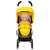 Diono Universal Weatherproof Newborn Pod Stroller Footmuff With Head And Body Support, Yellow Sulphur