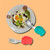 Pretty Comy Toddler Fork Knife And Spoon Set 2 Pack Red Green Baby Training Complementary Food