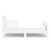 Storkcraft Slumber Toddler Bed With Guardrails White