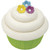 Wilton Mini Daisy Multi-color Icing Decorations, 32-count