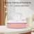 Elenxs Portable Wipe Warmer Usb Rechargeable Baby Wipes Dispenser 2 Temperature Heating Control Led Display Baby Diaper Wipe Warmer