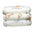 Charlie Banana - 3 Diapers 6 Inserts One Size Hybrid Aio, Classic Sophie La Girafe