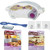 Easy Bake Ultimate Oven Deluxe Gift Set, White. Bundle Of Oven And Pizza And Pretzel Mixes (bundle Of 3 Items)