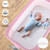 Hembor Baby Bed Side Crib Adjustable Bassinet Sleeper Portable Baby Crib