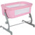Hembor Baby Bed Side Crib Adjustable Bassinet Sleeper Portable Baby Crib