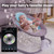 Baby Swing Bouncer Chair, Multi-function Music Electric Swing Activities Rocker Shaker Recliner Comfort Newborn Autoswing Chair Infant Home Kids Care,blue