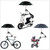 Umbrella Holder For Stroller Angle Adjustable Bike Umbrella Mount Swivel Connector Handle Bar Frame Stand, Baby Infant Chair Wheelchair Accessories