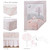 Levtex Baby - Colette Crib Bed Set - Baby Nursery Set - Grey Pink White - Unicorn - 5 Piece Set Includes Quilt, Two Fitted Sheets, Wall Decal & Skirt/dust Ruffle
