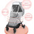 Willstar Buggy Sun Shade Universal Pram Sunshade Sun Cover For Heat Insulation And Ventilation Stroller Mosquito Net Resistant