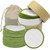 20 Pcs Reusable Makeup Remover Pads Bamboo Washable Cotton Rounds With Cotton Laundry Bag And Round Box For Storage