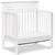 4-in-1 Convertible Mini Crib And Dresser Set With Changing Tray In Pure White