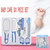 6pcs/set Newborn Baby Nail Hair Daily Care Kit Kids Grooming Care Nail Hair Care Set Nail Clipper Hair Comb Travel Home-blue