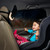 Safefit 360 Pivoting Baby Adjustable Night Light Car Mirror, Black