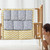 Famure Crib Hangings Storage Bag Baby Bedside Nursery Organizers Baby Infant Crib Hangings Bag For Toys Diapers Pacifiers 9 Pocket Cotton Crib Storage Caddy Hanger Container For Baby Essential Durable