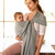 Moby Wrap Ring Sling Baby Carrier In Pewter