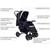 Two Way Foldable Baby Kids Travel Stroller Newborn Infant Pushchair Buggy Black