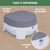 Delta Children Perfectsize Potty - Made With Eco-friendly Recycled Ocean Material, White/grey