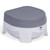 Delta Children Perfectsize Potty - Made With Eco-friendly Recycled Ocean Material, White/grey