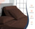 Sgi Bedding Egyptian Cotton Top Split Sheet Set Solid Adjustable Bed 28" Split Head Cal King 1000 Tc 18" Deep Chocolate