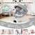 Electric Baby Swing For Infants, Bluetooth Swing Remote Control Baby Bouncer Baby Rocker With Intelligence Timing, Grey