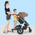 Universal Stroller Ride Board,2-in-1 Buggy Board With Detachable Seat Baby Stroller Glider Board Accessories Stand Stroller,holds Children Up To 55lbs