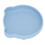 Baby Suction Plate, Easy Washing Environmental Friendly Soft Touch Cute Bear Shape Baby Suction Utensil Temperature Resistant  For Dinner Grey Blue