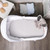 Everyday Kids 2 Pack Bassinet Sheets - Navy/gray