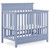 Dream On Me Harbor 4-in-1 Convertible Mini Crib, Dusty Blue