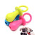 Nuolux Pet Pacifier Toy Rubber Puppy Dog Cat Molar Pacifier Tooth Cleaning Toy With Bell Insided (random Color)