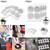 For Nespresso 40pcs/60pcs Aluminum Foil Coffee Capsule Seal-lids Pods Stickers