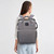 Patpat Changing Pad Included Waterproof Large Capacity Backpack Diaper Bag, Gray