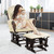 Topbuy Rocking Chair Baby Nursery Chair Glider With Ottoman &storage Pocket Beige