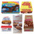 Mega Sized Cakes Variety Packs | 5 Unique Treats: Nutty Peanut Buddy Bars, Oatmeal And Fudge Double Decker Rounds, Pecan Bun Spin Wheels, And Cosmic C