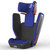 Diono Monterey 5ist Fixsafe Rigid Latch High Back Booster Car Seat With Exapandable Height And Width And Compact Fold, Blue Sky