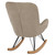 Baby Relax Noah Rocker Chair With Side Storage Pockets, Taupe