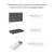 Storkcraft Crescent 6 Drawer Modern Horizontal Dresser Gray Finish