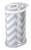 Ubbi Steel Odor Locking, No Special Bag Required Money Saving, Awards-winning, Modern Design Registry Must-have Diaper Pail, Gray Chevron