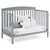 Delta Children Hanover 6-in-1 Convertible Baby Crib, Grey