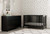 Storkcraft Alpine 6 Drawer Modern Horizontal Dresser Black Finish