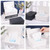Yaoping Travel Friendly Space Saving Portable Baby Wipe Holder, Black And White, 2 Count