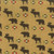 Northwoods Animals Deluxe Flannel Fitted Crib Sheet